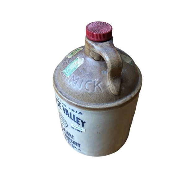 Platt Valley Straight Corn Whiskey Jug McCormick Vintage USA Distilling Crock - Picture 13 of 13